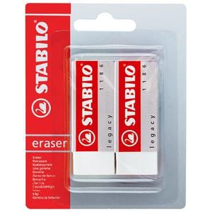BORRADOR BLANCO GRANDE STABILO X 2 UND