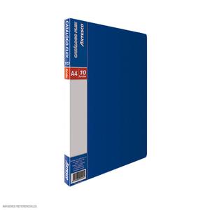 CARPETA PARA PRECIO ARTESCO A4 AZUL X 10 FUNDAS