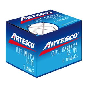 CLIPS MARIPOSA GRANDE ARTESCO CAJA X 12 UND AR16080001
