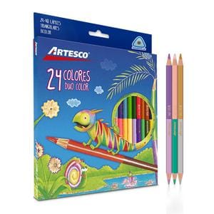 COLOR LARGOS BICOLOR ARTESCO DÚO X 24 UND