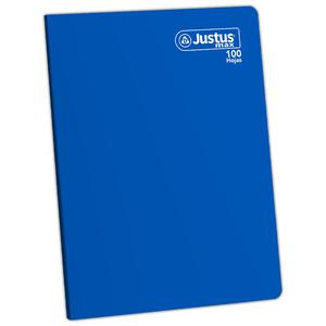 CUADERNO CUADRICULADO MAX DELUXE JUSTUS A4 AZUL 100 HOJAS