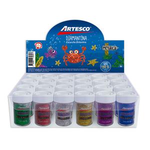 DIAMANTINA METÁLICA ARTESCO COLORES SURTIDOS 8G