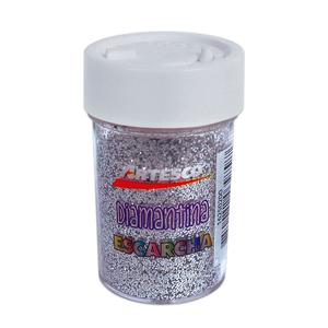 DIAMANTINA METÁLICA ARTESCO PLATEADO 8G