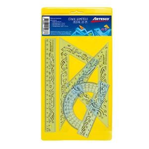 JUEGO DE ESCUADRAS ARTESCO 20 CM