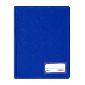 FOLDER ARTESCO A4 AZUL DOBLE TAPA CON GUSANO