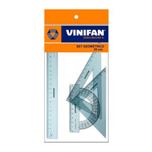 JUEGO DE ESCUADRAS VINIFAN 20 CM