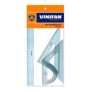 JUEGO DE ESCUADRAS VINIFAN 30 CM