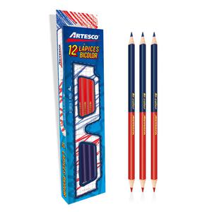 LÁPIZ BICOLOR ARTESCO CAJA X 12 UND