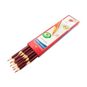 LÁPIZ CHEQUEO ROJO FABER CASTELL CON BORRADOR CAJA X 12 UND