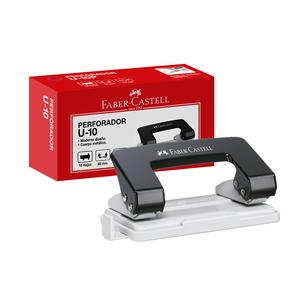 PERFORADOR ESCOLAR DE METAL FABER CASTELL U10 10 HOJAS