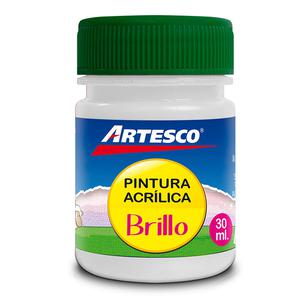 PINTURA ACRÍLICA ARTESCO BRILLANTE BLANCO 30 ML