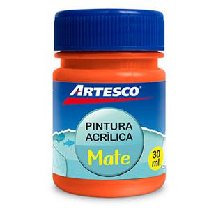 PINTURA ACRÍLICA ARTESCO MATE NARANJA 30 ML