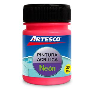 PINTURA ACRÍLICA ARTESCO MATE ROSA NEÓN 30 ML