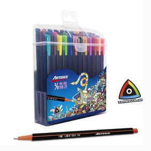 PLUMÓN ARTESCO FINE LINER TRIANGULAR X 36 UND