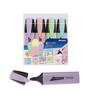 RESALTADOR ARTESCO PASTEL X 4 UND