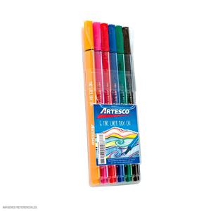 ROTULADOR ARTESCO EXTRAFINO 04 ESTUCHE X 6 UND