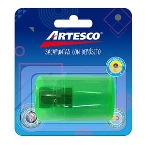 TAJADOR DE METAL ARTESCO CON DEPÓSITO CILÍNDRICO
