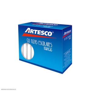 TIZA BLANCA ARTESCO CAJA X 50 UND