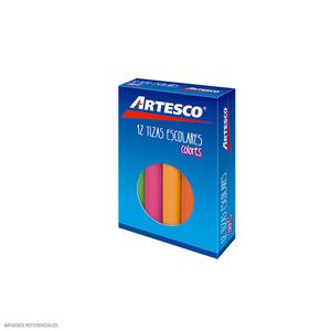 TIZA DE COLORES ARTESCO CAJA X 12 UND